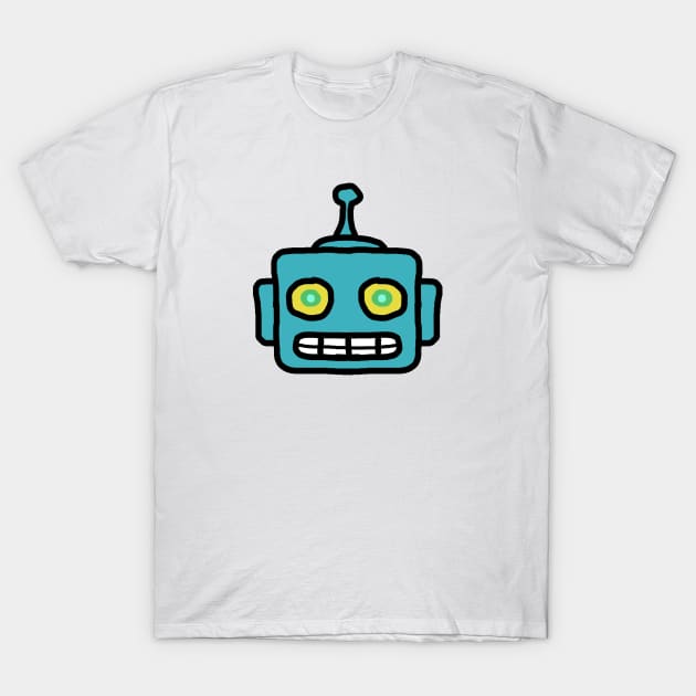 old robot head T-Shirt by mohamed705